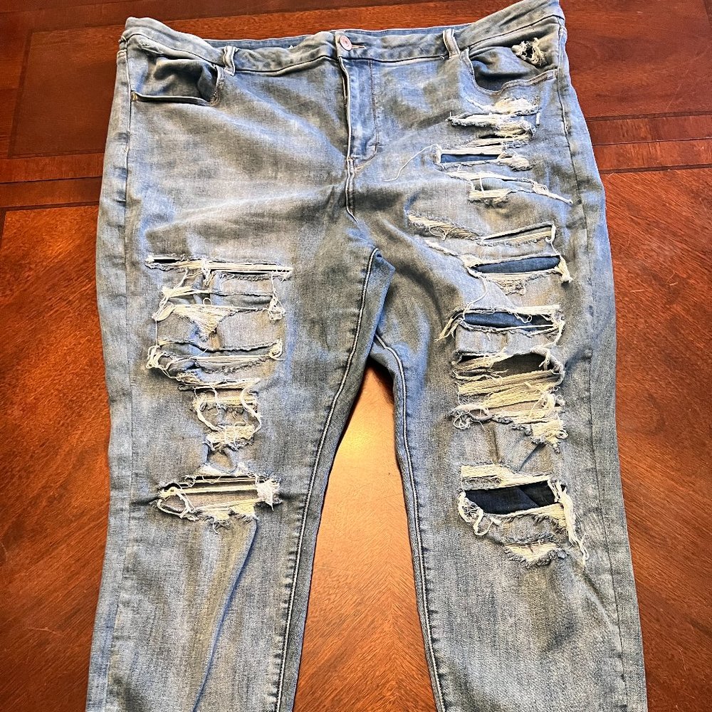 American Eagle Curvy Hi-Rise Jegging Jeans, Plus Size 24